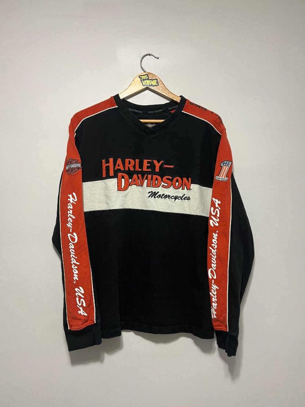 Vintage Harley Davidson Motorcycles Longsleeve